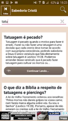 Sabedoria Cristã - Perguntas e Respostas Bíblicas android App screenshot 0